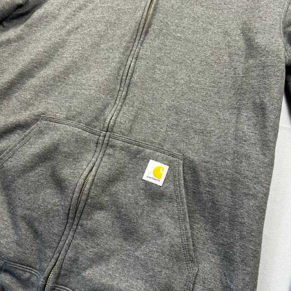 Carhartt Gray Lightweight Hoodie Jacket - Picture 7 of 7